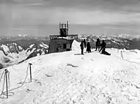 Observatoire de Jules Janssen au sommet du Mont Blanc.