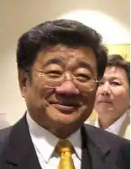 Portrait du président de la République de Mongolie en 1996, Punsalmaagiyn Ochirbat