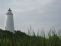 Vue du phare d'Ocracoke.