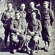 Prisonniers de guerre français, vers 1941