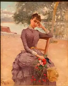 Jeune Fille assise au Mourillon, musée d'Art de Toulon.
