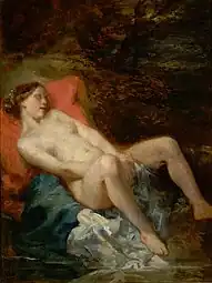 La Nymphe couchée (1852), musée des Beaux-Arts de Lyon.