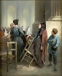 L'Abandonnée (1852), Montpellier, musée Fabre.