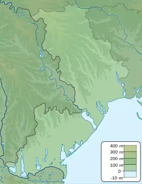 Voir sur la carte topographique de l'oblast d'Odessa