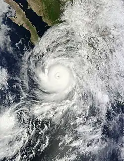 Image satellitaire dOdile le 14 septembre 2014 à 17:55 UTC (Source : NASA)