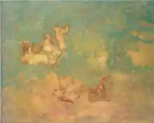 Odilon Redon, Le Char d'Apollon (1907).