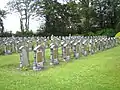 Cimetière militaire belge d'Oeren (nl).