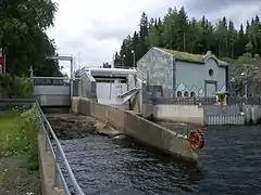 Centrale hydro-électrique de Rönnöfors.