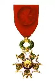 Insignes d'officier de la Légion d'honneur