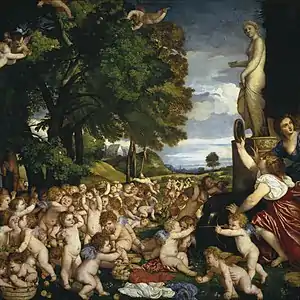 Offrande à Vénus1518-1519, Prado