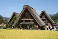 Maisons des villages historiques de Shirakawa-gō et Gokayama (Japon).