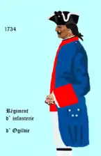 régiment d’Ogilvy de 1747 à 1762