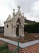 Chapelle Sainte-Face, Saint-Georges et Saint-Antoine pendant la restauration.