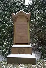 Mémorial au cimetière Ohlsdorf pour les 6500 victimes de l'épidémie de 1892