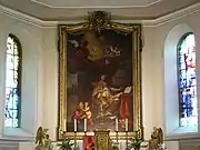 Maître-autel avec tableau « Saint Grégoire » (1780).