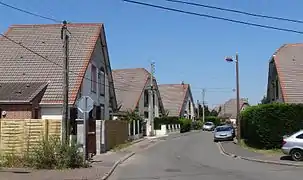 Une rue typique de la cité.