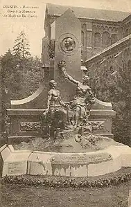 Monument à madame de Clercq, dit de la Découverte du charbon (1913), Oignies.