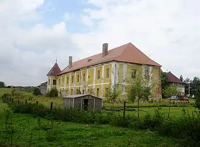 Okrouhlé Hradiště : château de Daňkov.