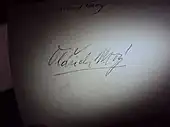 signature d'Oldřich Nový