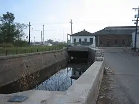 Vestige de l'ancien canal Carondelet