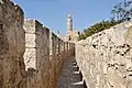 Tour de David et anciens murs de Jérusalem. Octobre 2019.