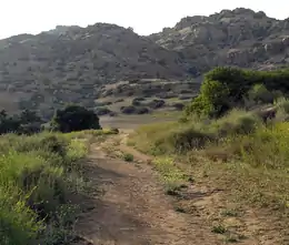 Ancienne piste de diligence du col de Santa Susana.