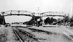 La gare en 1911.