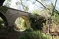 Vue du pont de l'ancienne voie ferrée.