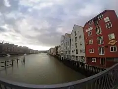 Vue depuis le vieux pont (Gamle Bybro).