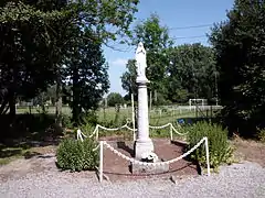 Statue de l'Immaculée Conception, ancienne fontaine datée de 1857