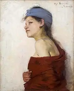 Portrait de femme (1888), musée national de Cracovie.