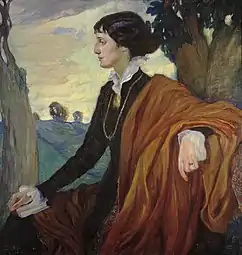 Portrait d'Anna Akhmatova, 1914.