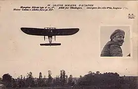 En 1909 à la Grande semaine d'aviation de la Champagne,