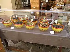 Olives du marché de Provence de Saint-Tropez.