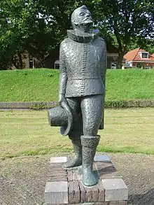 Olivier van Noort, sculpture de Jan van Ipenburg (nl)