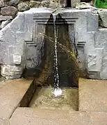 Baño de la Ñusta ("bains de la Princesse") à Ollantaytambo.