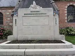 Le monument aux morts Ollezy (Aisne).