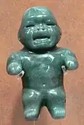 Figurine de jade représentant un bébé