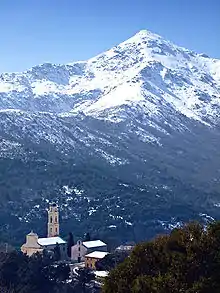 Vue du San Parteo depuis Olmi-Cappella.