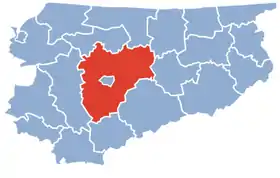 Localisation de Powiat d'Olsztyn