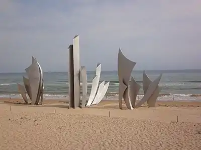 Omaha Beach - Monument « Les Braves »