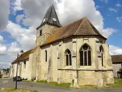 église Saint-Martin, vue depuis le sud-est.