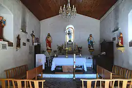 Intérieur de la chapelle Sainte-Marie.