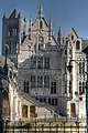 Maison au style gothique à Gand.