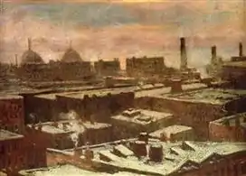 View of City Rooftops in Winter, New York, 1902, Forbes Galleries