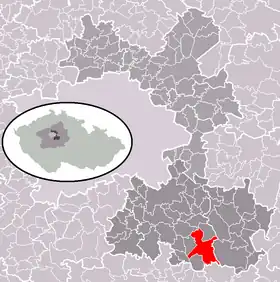 Localisation de Ondřejov