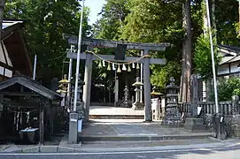 Torii du sanctuaire Ono.