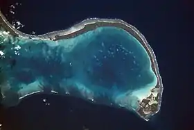 Image satellite d'Onotoa.
