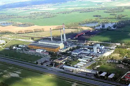 Centrale électrique d'Opatovice.