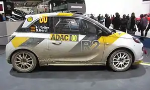 Opel Adam R2 pour le rallying selon FIA R2